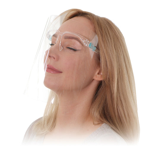 メガネ型フェイスシールド 取替用シールド10枚入