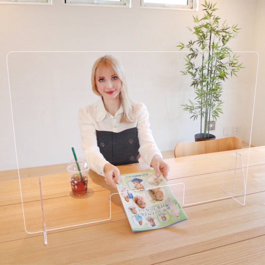 飛沫防止PSパーティションA・B 5枚入(開口部あり・なし)