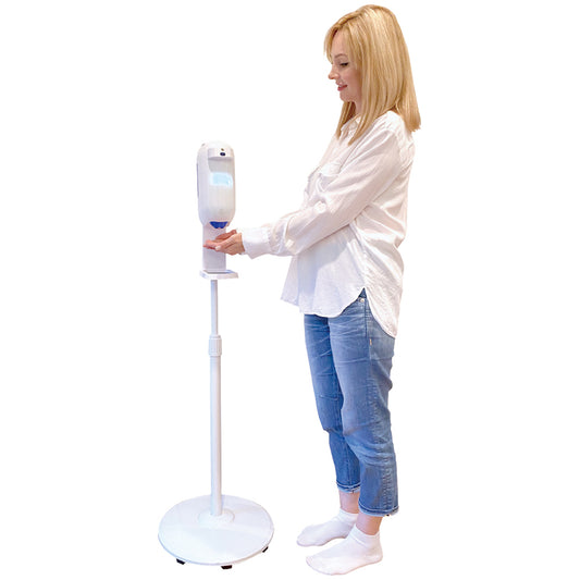 しゃべってお知らせ 温度計ディスペンサー スタンドタイプ