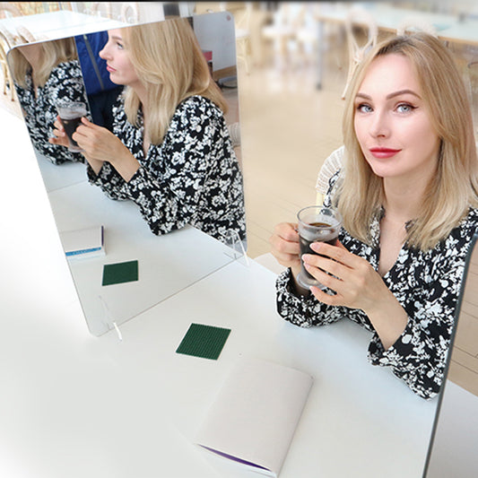 飛沫防止アクリルミラーパーティション45×60cm