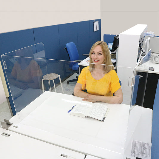 コの字型 飛沫防止アクリルパーティション 大