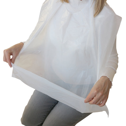 食事用エプロン ポケット付き