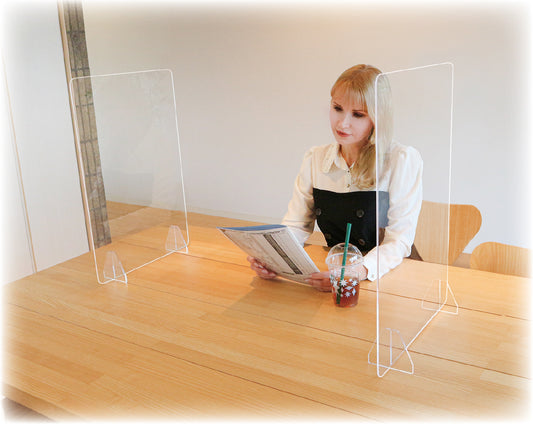 飛沫防止PSパーティション 5枚入 35×60cm