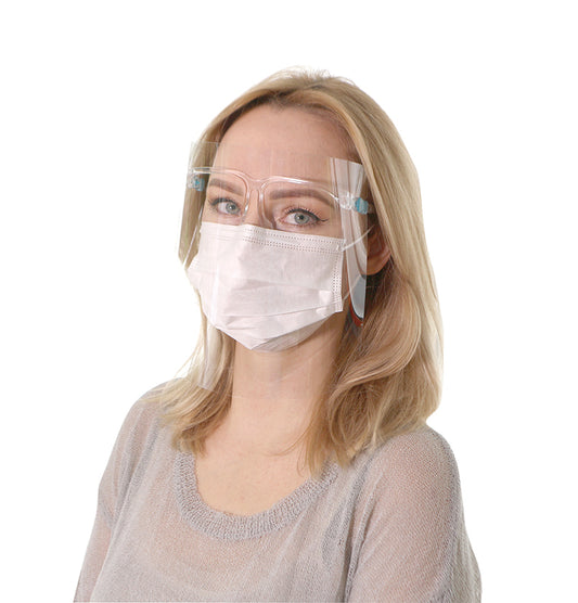 メガネ型フェイスシールド(フレーム10個+シールド10枚入)