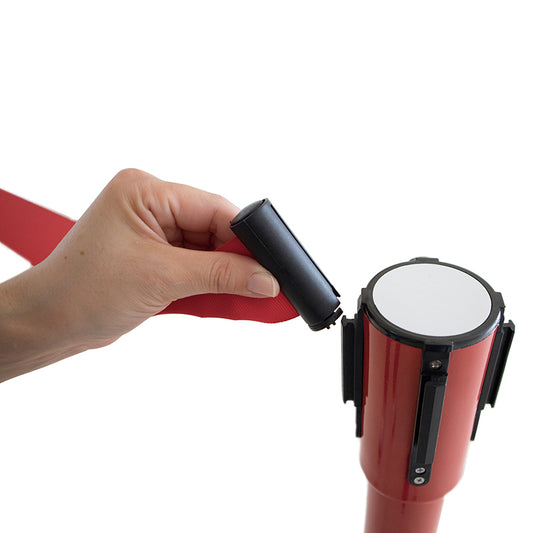 ベルト付きポール くぼみ型