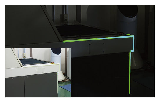 安心クッション L字型 40cm 【極細】 蓄光/AT-04