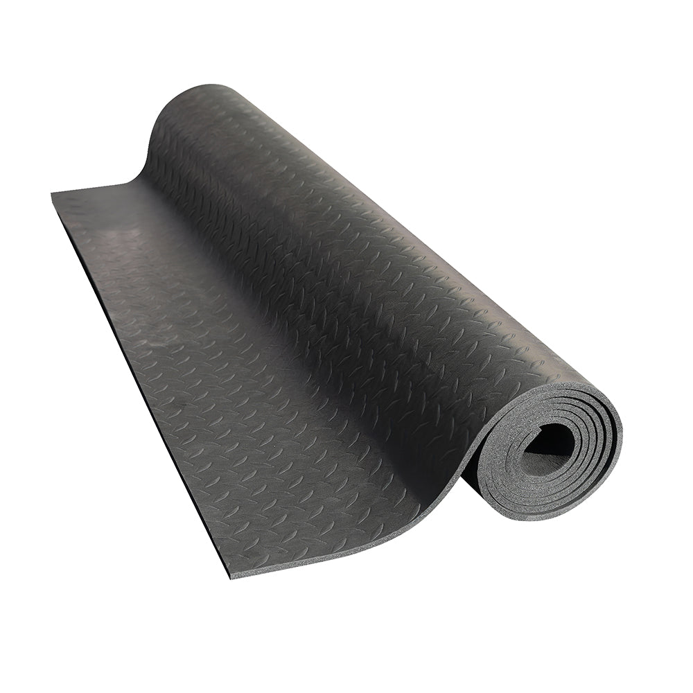 ゴムクッションロール縞鋼板柄　100cm×2m