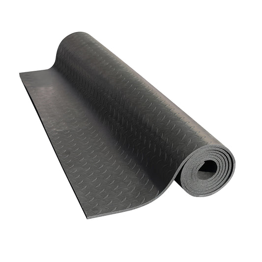 ゴムクッションロール縞鋼板柄　100cm×2m