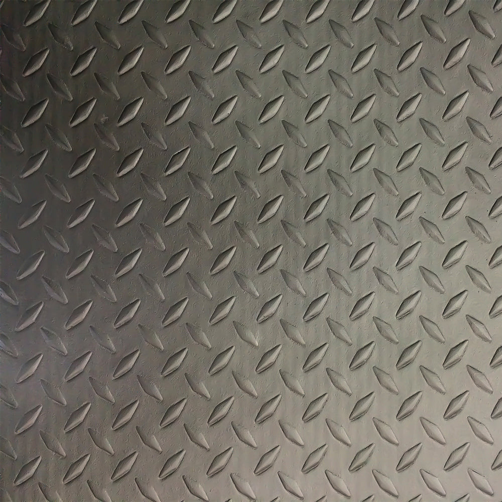 ゴムクッションロール縞鋼板柄　10cm×1m