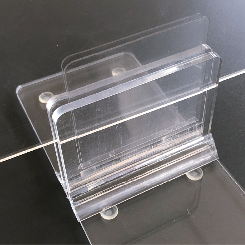 【在庫限り最終特価】パーティション用アクリルスタンド 2個入