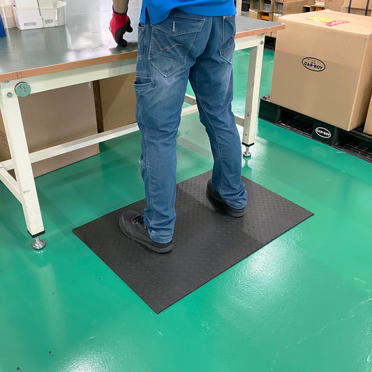 ゴムクッションロール縞鋼板柄　60cm×90cm