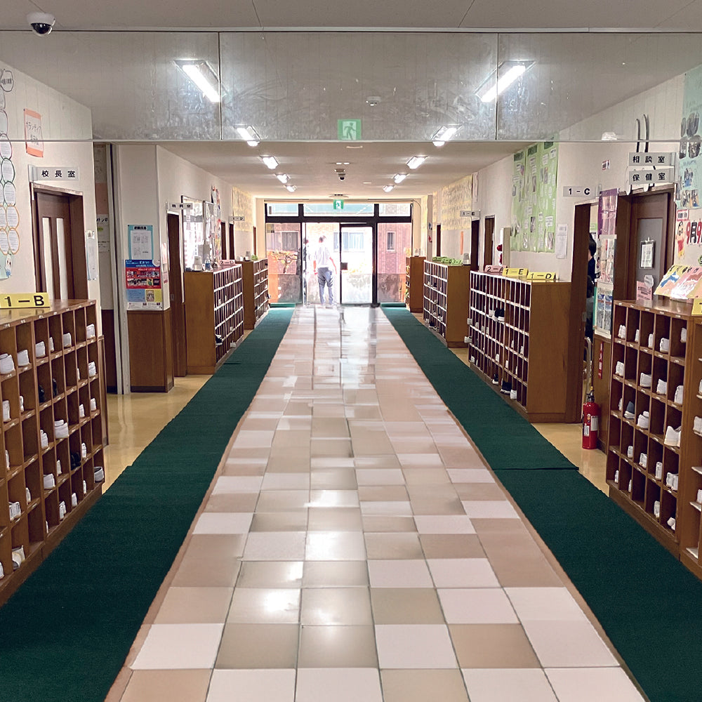 コイルマットノンバック 1200×6M　グリーンは入荷後の出荷となります