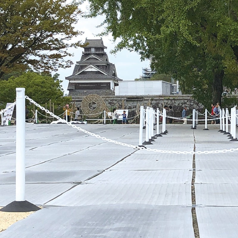 カラープラポールセット　ピラー+ゴムベース