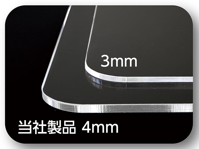 【在庫限り最終特価】飛沫防止アクリルパーティションB（開口部なし）