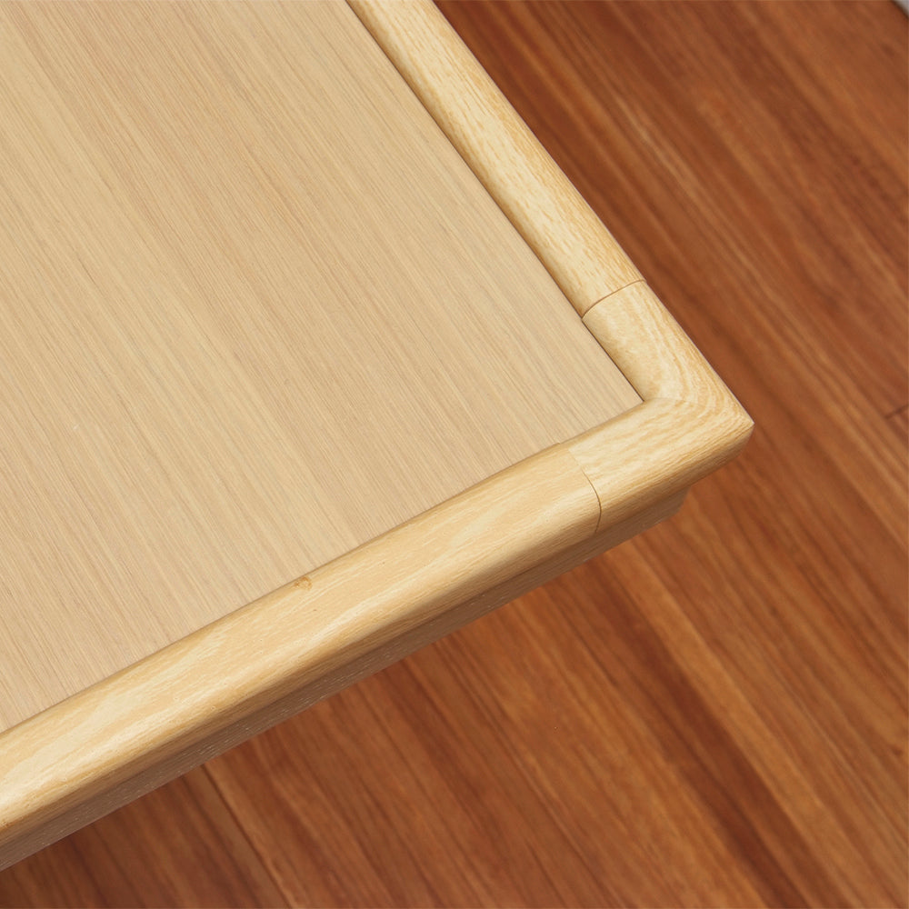 安心クッション　L字型90cm【極細】木目