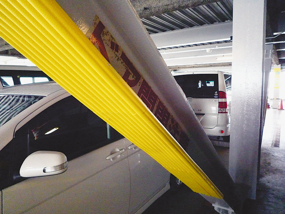 波型クッションロール巻き