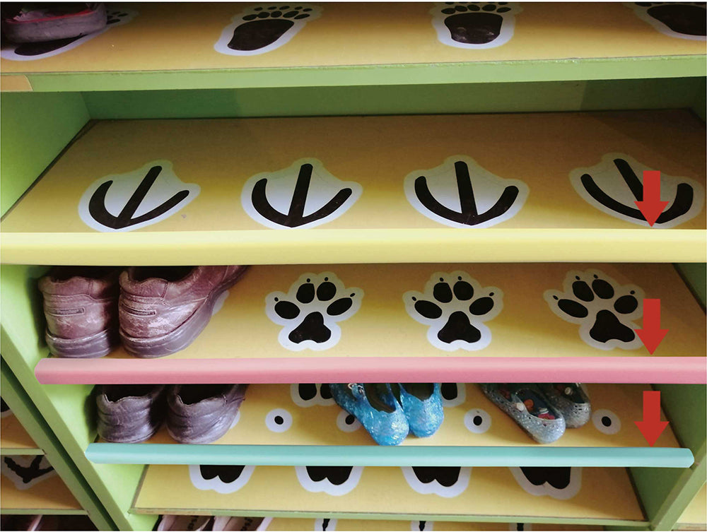 安心クッションL字型90cm細 パステル