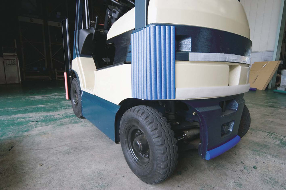 波型クッションロール巻き