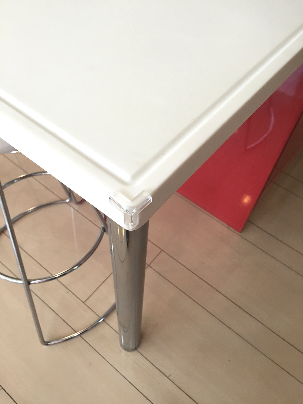 安心クッション コーナー用 みつあし クリア/CG-07