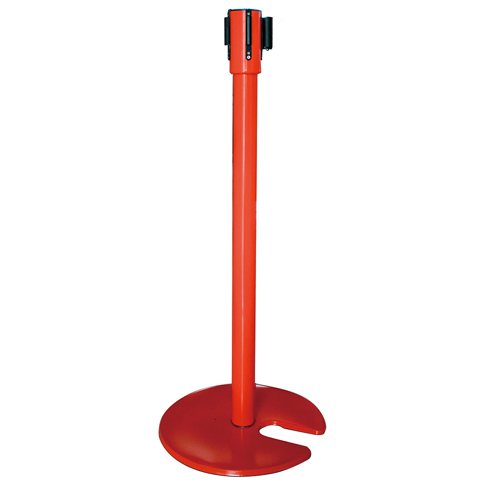 ベルト付きポール くぼみ型