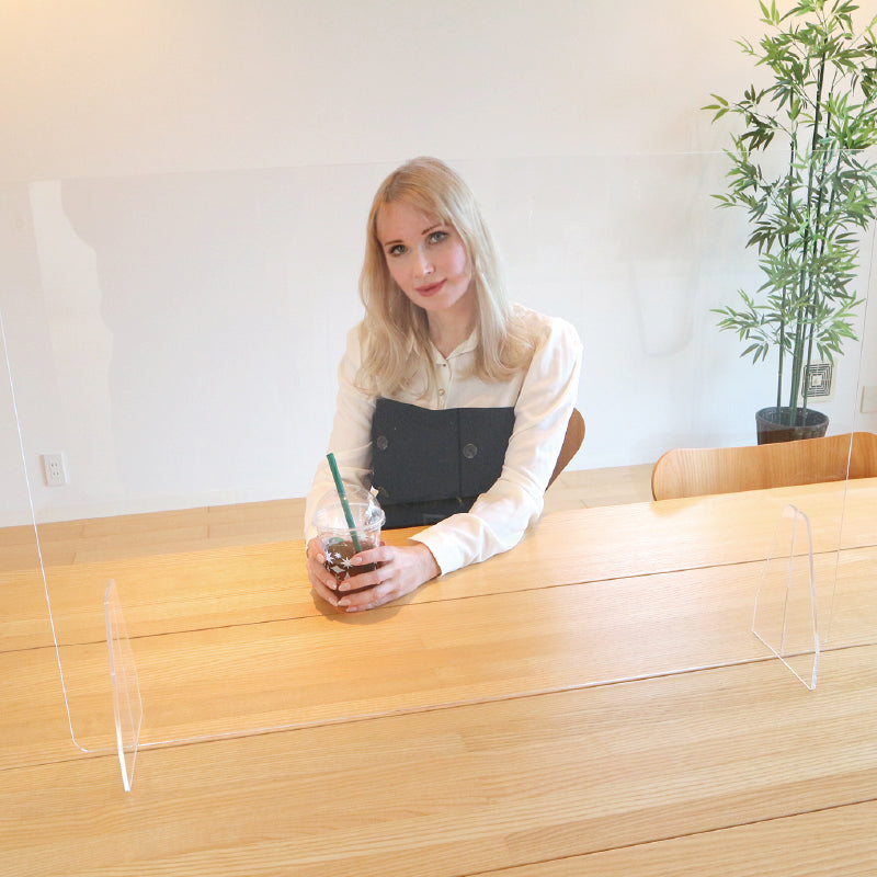 飛沫防止PSパーティションA・B 5枚入（開口部あり・なし）