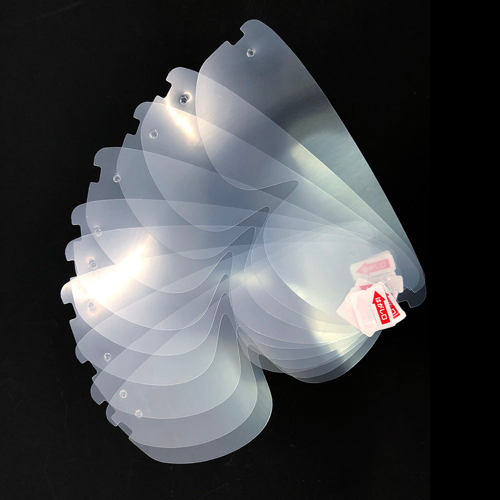 メガネ型フェイスシールド ハーフサイズ シールド10枚入