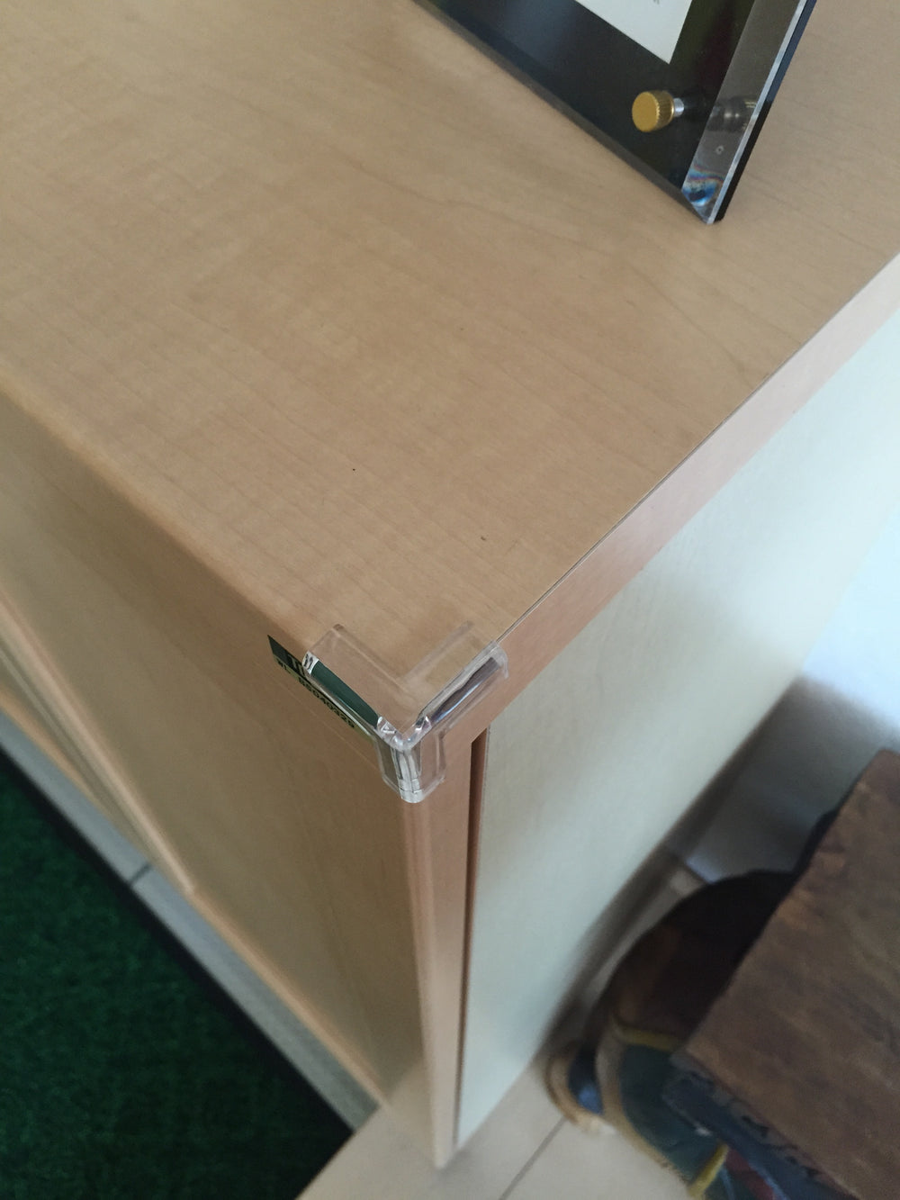 安心クッション コーナー用 みつあし クリア/CG-07