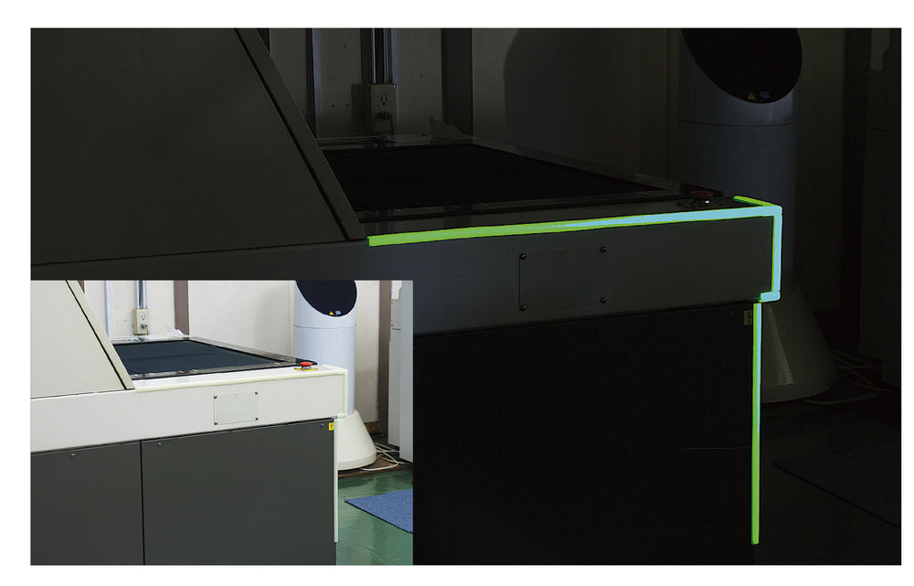 安心クッション L字型 40cm 【細】 蓄光/AT-03