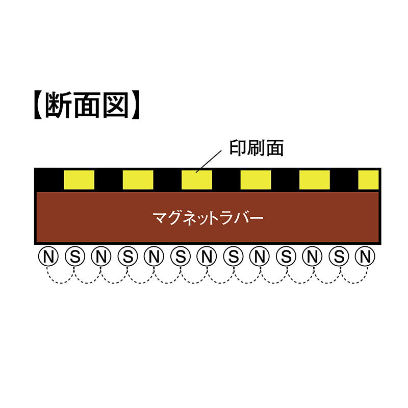 トラマグネットシート 【100mm×1m】/TG-01